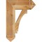 Ekena Millwork Imperial Arts & Crafts Rough Sawn Bracket, Western Red Cedar, 6"W x 20"D x 28"H BKT06X20X28IMP03RWR - alternate 3